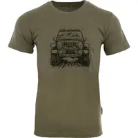 ALPINE PRO BREJ Pánské triko, khaki, velikost