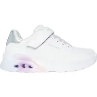 Skechers UNO LITE 2.0 Dívčí vycházková obuv, bílá, velikost
