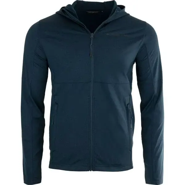 ALPINE PRO NUGAH Pánská sportovní mikina, tmavě modrá, velikost