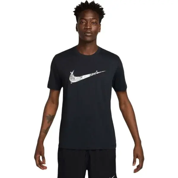 Nike TEE RUN ENERGY SP25 Pánské běžecké triko, černá, velikost