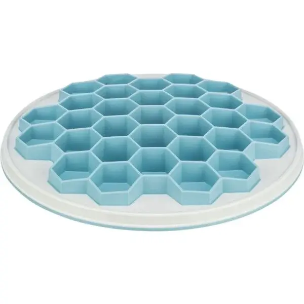 TRIXIE HIVE Talíř k pomalému krmení, světle modrá, velikost