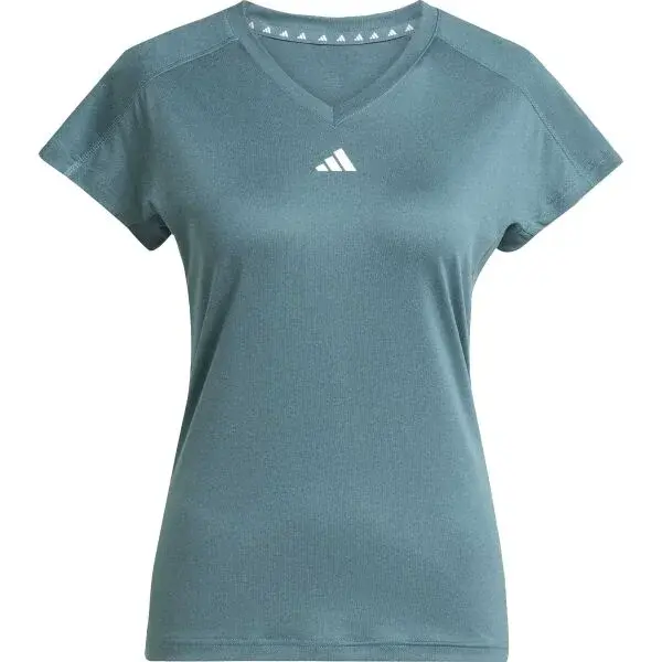 adidas AEROREADY TRAIN ESSENTIALS MINIMAL T-SHIRT Dámské sportovní triko, zelená, velikost