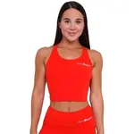 GymBeam BEAT Dámský sportovní top, červená, velikost