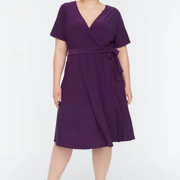 Dámské šaty Trendyol TBBSS22AH00019/Purple