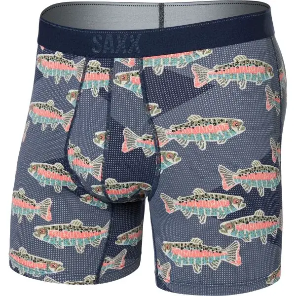 SAXX QUEST Pánské boxerky, tmavě modrá, velikost