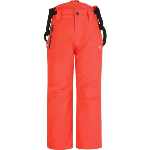 LOAP CUWAS Dětské lyžařské kalhoty, oranžová, velikost 112-116