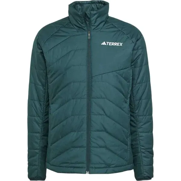 adidas MULTI TERREX INS JACKET Pánská bunda, tmavě zelená, velikost XXL