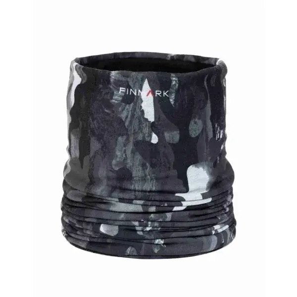 Finmark MULTIFUNCTIONAL SCARF WITH FLEECE Multifunkčná šatka, sivá, veľkosť