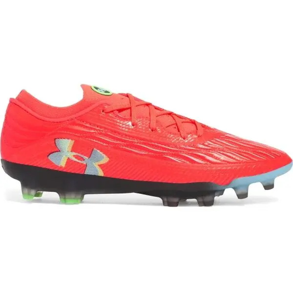 Under Armour MAGNETICO ELITE 4 FG Pánske kopačky, červená, veľkosť 44.5