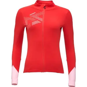 SILVINI CALVANA W Dámsky zateplený cestný dres, červená, veľkosť