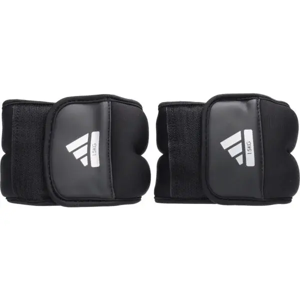 adidas ANKLE/WRIST WEIGHTS 1.5 KG Závažia na členky a zápästia, čierna, veľkosť