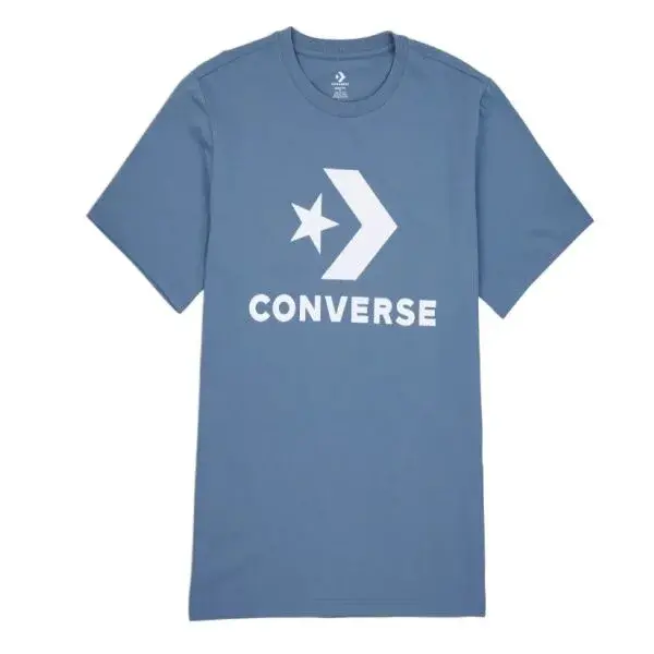 Converse STANDARD FIT CENTER STAR CHEV Pánské tričko, modrá, velikost