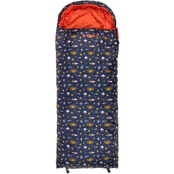 LOAP BOSTON COSMO Dětský spací pytel, tmavě modrá, velikost 160 cm - pravý zip