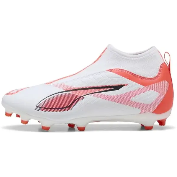 Puma ULTRA 5 MATCH+ LL FG/AG JR Dětské kopačky, bílá, velikost 28