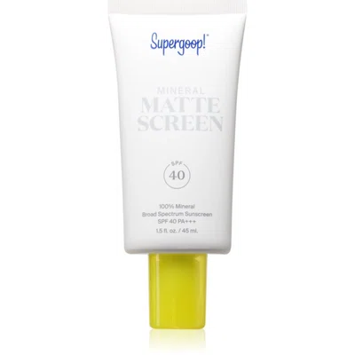 Supergoop! Mattescreen minerální krém SPF 40 45 ml