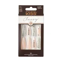 KISS Nalepovací nehty Classy Nails Premium- Sophisticated 30 ks