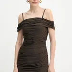 Šaty Guess VERDIANA zelená barva, mini, přiléhavé, W5YK21 KCZC2