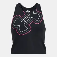 Under Armour Tílko Motion Branded Crop Tank-BLK - Holky