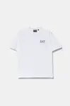 Dětské bavlněné tričko EA7 Emporio Armani