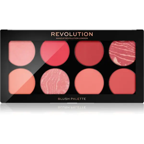Makeup Revolution Ultra Blush paleta tvářenek odstín Sunset Burst 8x1.6 g