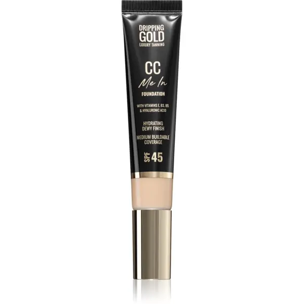 Dripping Gold CC Me In lehký make-up SPF 45 odstín 04 Beige 32 ml
