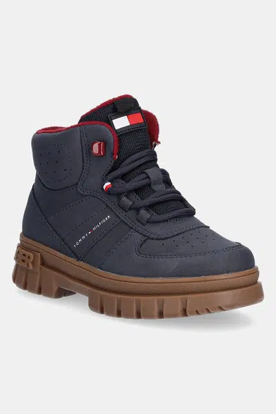 Zimní boty Tommy Hilfiger tmavomodrá barva, T1X5-34127