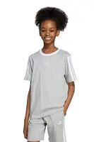 Dětské bavlněné tričko adidas šedá barva, JW8631