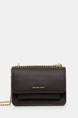 Kožená kabelka MICHAEL Michael Kors hnědá barva, 32T4GC7C1T