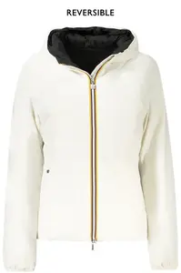 Oboustranná bílá bunda K-WAY