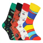 Bellinda 
CRAZY SOCKS BOX - Gift box of fun crazy socks 4 pairs - green