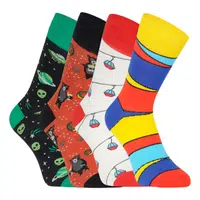 Bellinda 
CRAZY SOCKS BOX - Gift box of fun crazy socks 4 pairs - green
