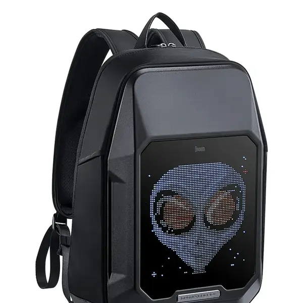 Batoh s displejem pixel art Divoom Cyberbag černá barva