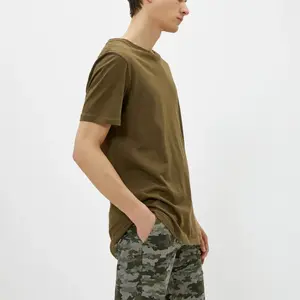 Koton Men's Khaki Patterned Shorts & Bermuda