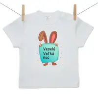 Boodyy Tričko s krátkym rukávom Veselú Veľkú noc 2 86 (12-18 mesiacov)
