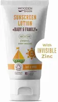 Wooden Spoon Opaľovacie telové mlieko v tube Baby & Family SPF30 150 ml