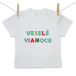 Boodyy Tričko s krátkym rukávom Veselé Vianoce 122 (6-7 rokov)