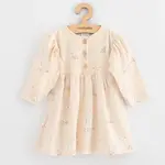 Dojčenské bavlnené šaty Husičky, vel. 62 (3-6m)