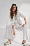 Women's linen jacket MOODO - white