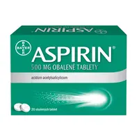 Aspirin 500 mg 20 tablet