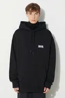 Bavlněná mikina Marcelo Burlon Disco God pánská, černá barva, s kapucí, potiskem