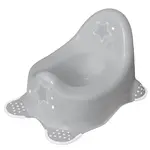 Baby Nellys Nočník s protiskluzem - Baby Star - šedý,