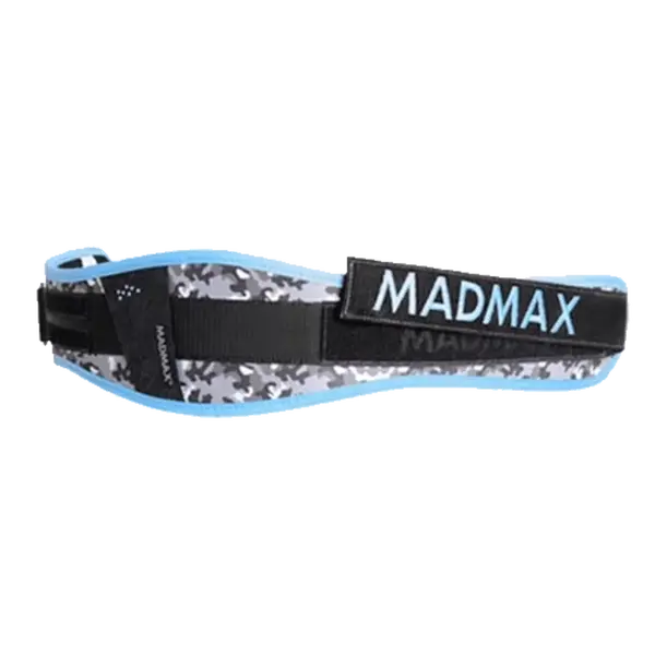 MadMax Dámský fitness opasek Swarovski MFB314 modrý - M