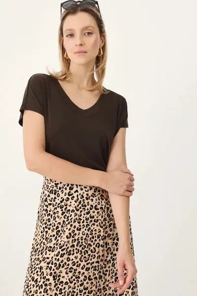 Tričko Medicine dámské, hnědá barva