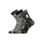 VoXX 3PACK pánské ponožky vícebarevné (Pivo-mix3) M