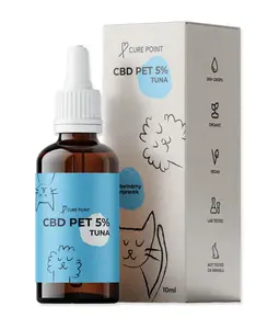 Cure Point CBD Pet 5% tuňák olej 10 ml