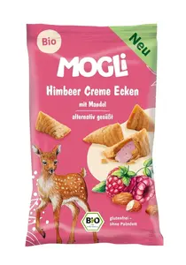 MOGLi BIO Plněné malinové taštičky 30 g