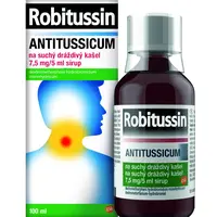 Robitussin Antitussicum na suchý dráždivý kašel 7,5 mg/5 ml sirup 100 ml