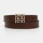 Oboustranný kožený pásek Pedro del Hierro dámský, hnědá barva, 4698164