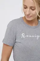Bavlněné tričko Rossignol šedá barva, RLKWY05