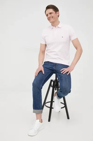 Bavlněné polo tričko Tommy Hilfiger